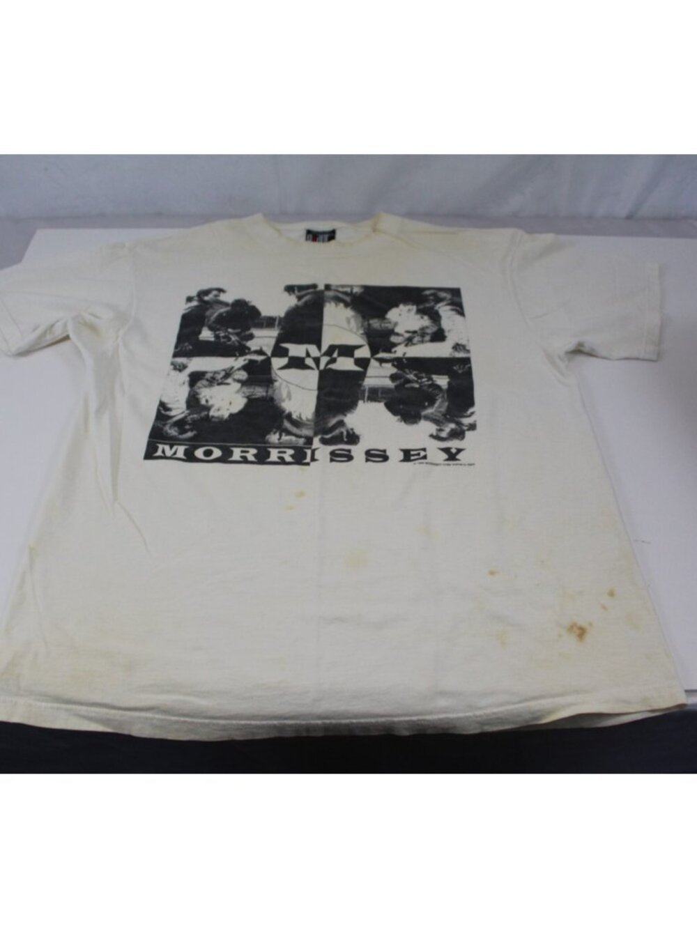Morrissey 1994 Collectible Graphic T-Shirt Front & Rear Design XL Vintage Tee